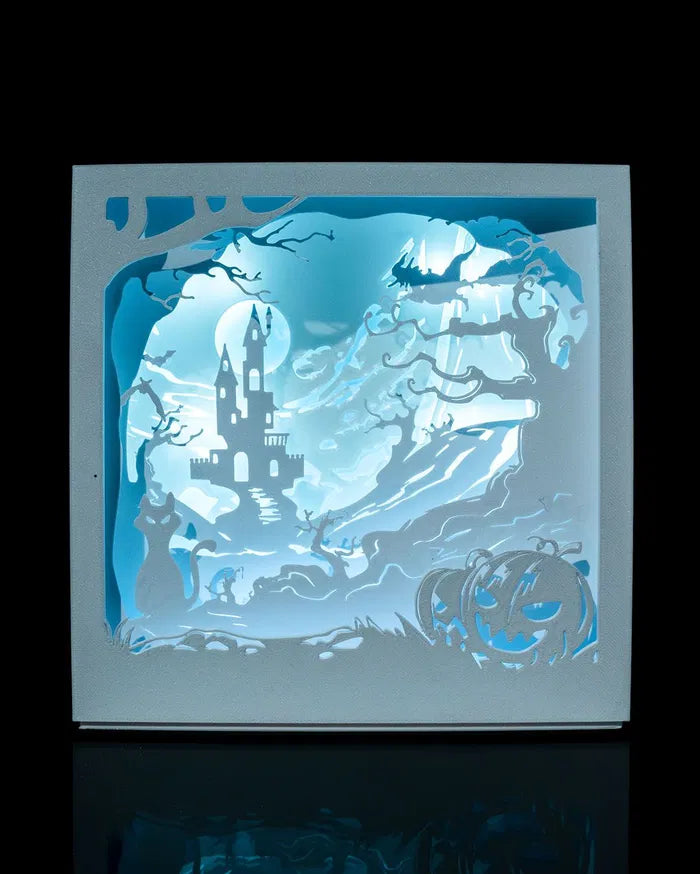 Spooky Night Light Box – 3D-Designlampe von Just4Fun3D – Produktbild 1