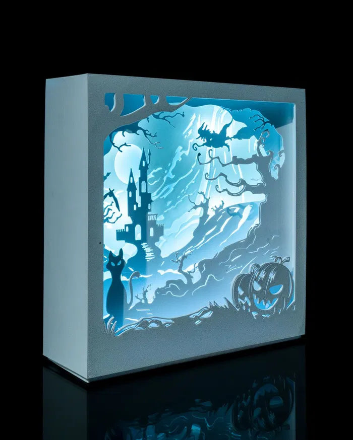 Spooky Night Light Box – 3D-Designlampe von Just4Fun3D – Produktbild 3