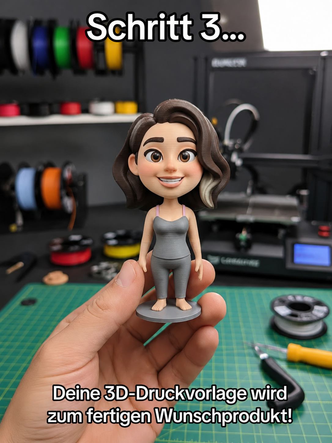 Deine eigene 3D-Figur – Individuell nach Foto gefertigt