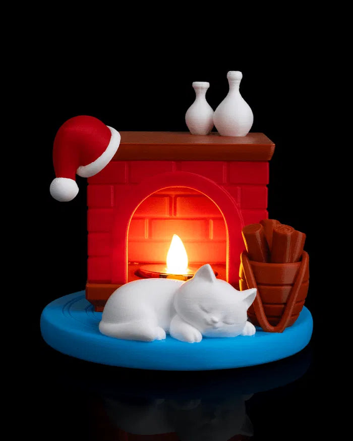 Kitty Night Night – 3D-Designlampe von Just4Fun3D – Produktbild 1