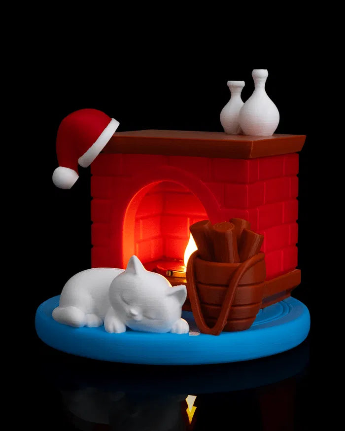 Kitty Night Night – 3D-Designlampe von Just4Fun3D – Produktbild 2