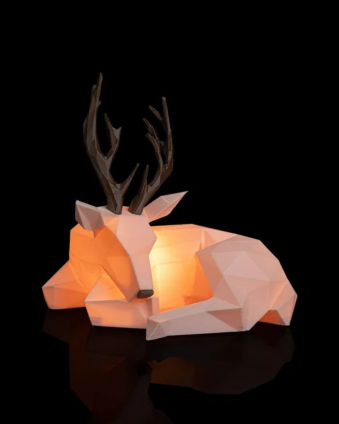 Rentier Tischleuchte – 3D-Designlampe von Just4Fun3D – Produktbild 1