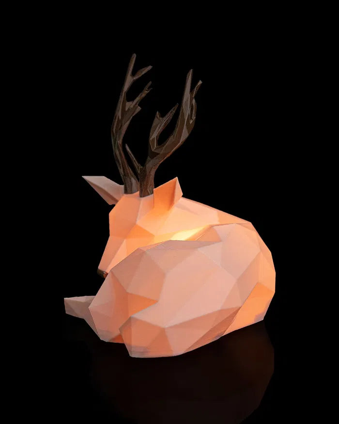 Rentier Tischleuchte – 3D-Designlampe von Just4Fun3D – Produktbild 3